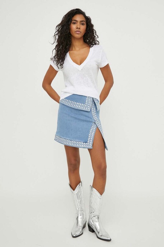 IRO tricou de in WF19RODEO alb SS24