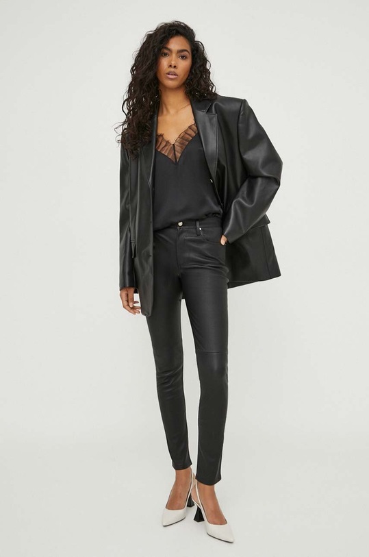 IRO top jedwabny WF16BERWYN czarny SS25