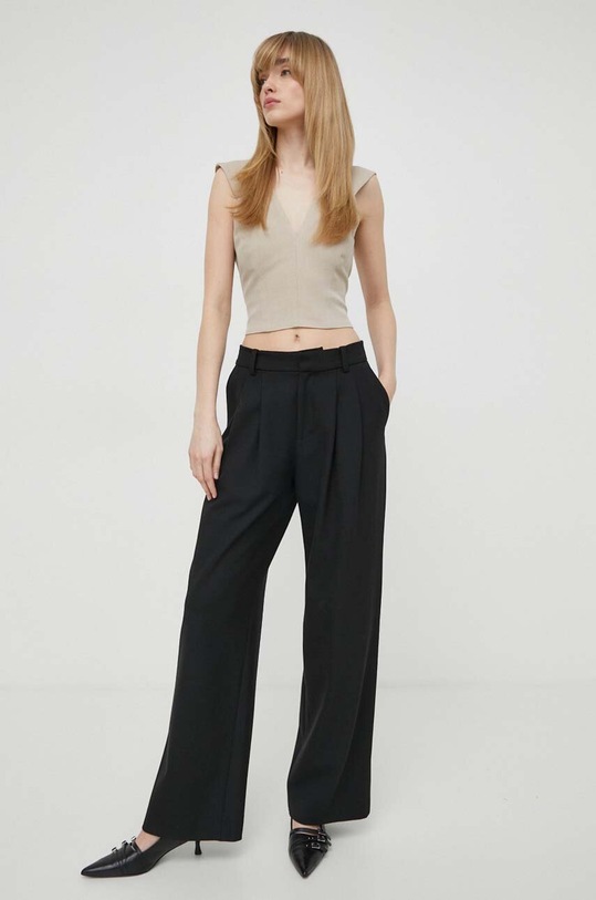 Halenka se směsi vlny IRO WP16VITORI béžová SS24