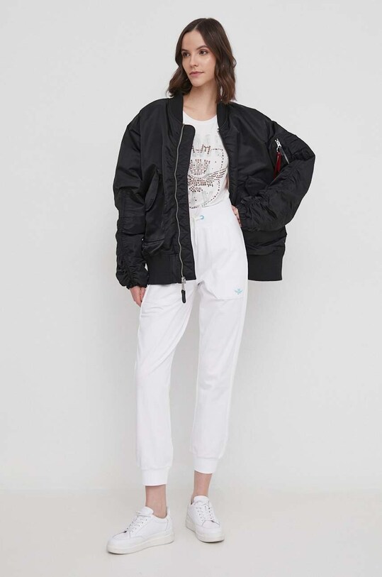 Бавовняна футболка Aeronautica Militare TS2236DJ637 бежевий SS24