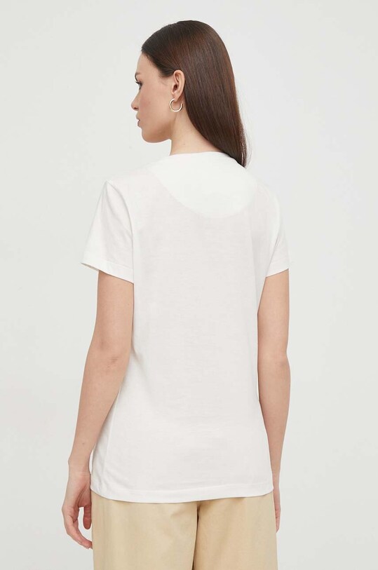 Odzież Aeronautica Militare t-shirt bawełniany TS2249DJ638 beżowy