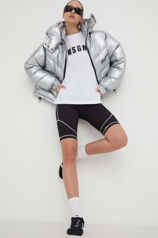 MSGM tricou din bumbac 3641MDM92.247002 alb SS24