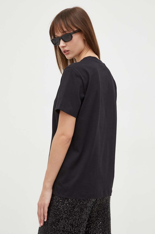 Одежда Хлопковая футболка MSGM 3641MDM92.247002 чёрный
