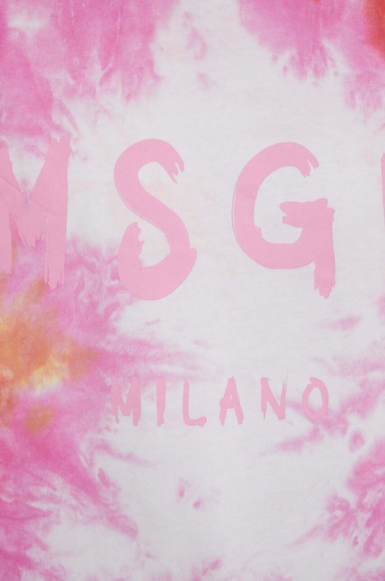 MSGM t-shirt bawełniany 3641MDM83.247288 multicolor