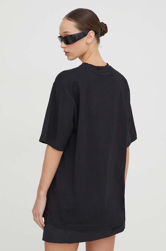 Îmbrăcăminte MSGM tricou din bumbac 3641MDM127.247002 negru