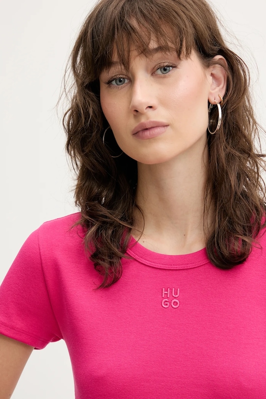 HUGO t-shirt różowy 50512000