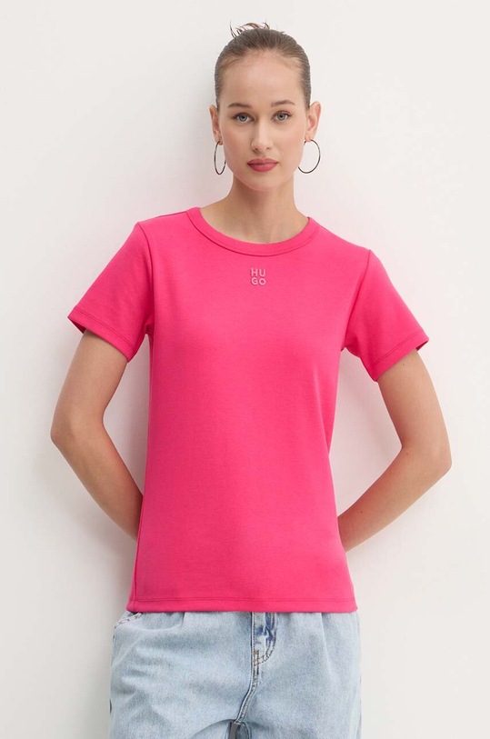 HUGO t-shirt różowy 50512002