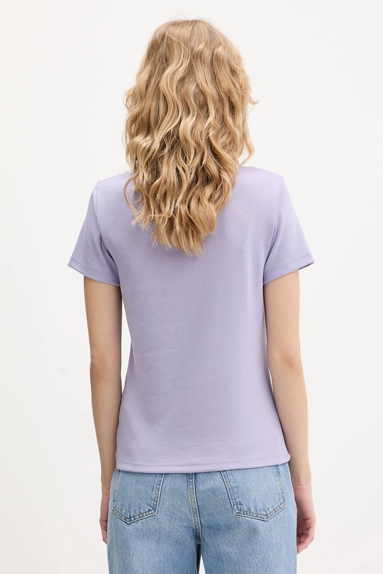 Ρούχα Μπλουζάκι HUGO 50512002 μωβ