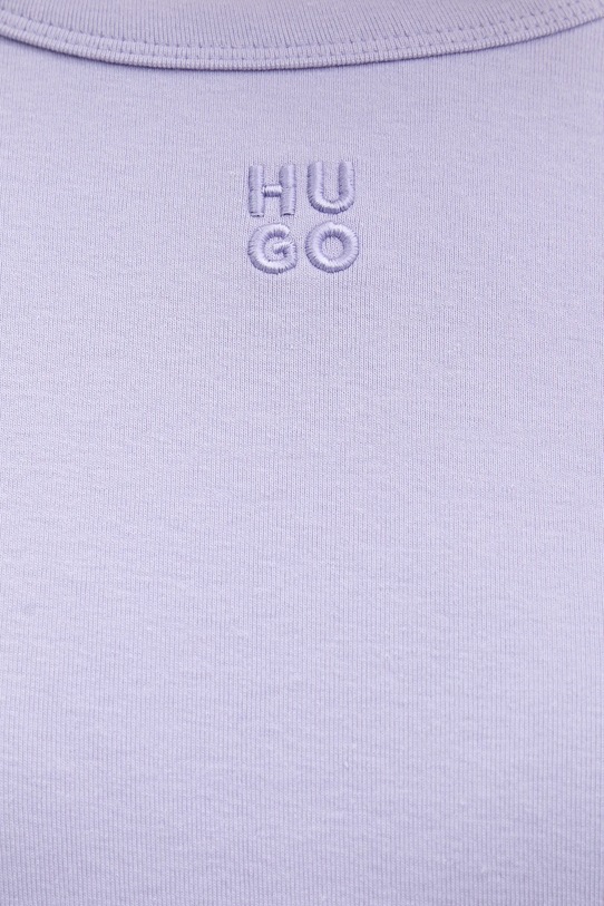 Μπλουζάκι HUGO 50512002 μωβ