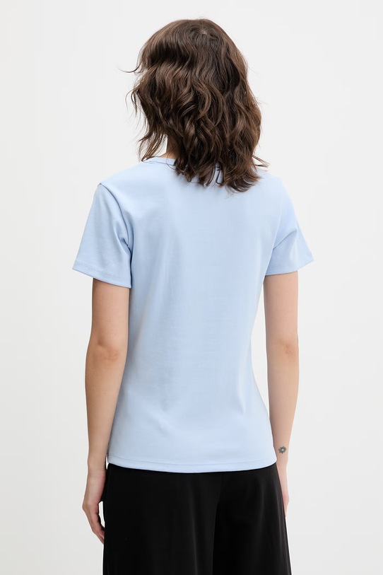 Oblačila HUGO kratka majica ženska z bombažem Deloris 50512002 modra