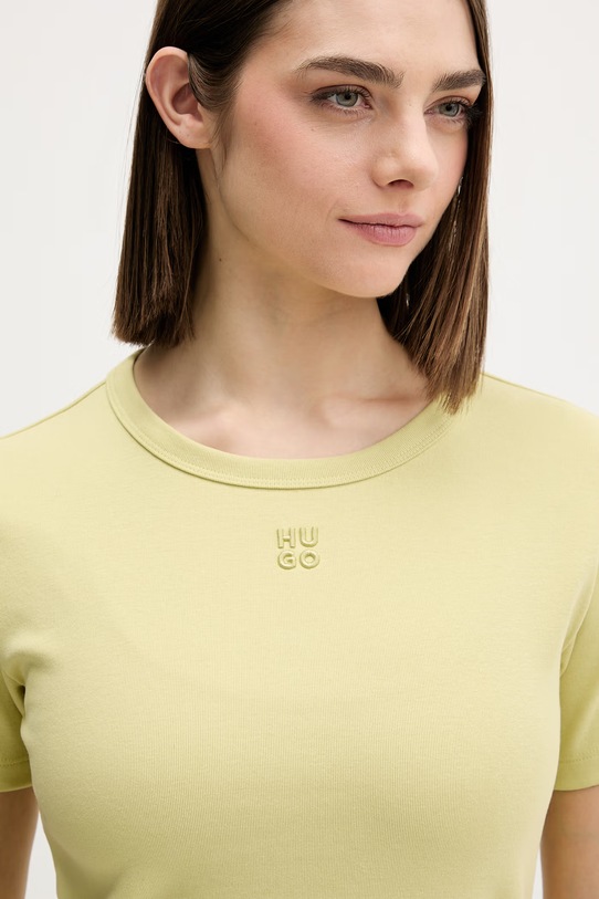 HUGO t-shirt zielony 50512002