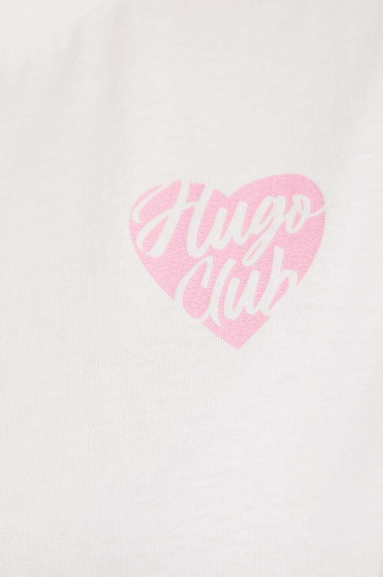 Bavlnené tričko HUGO 50514108 béžová