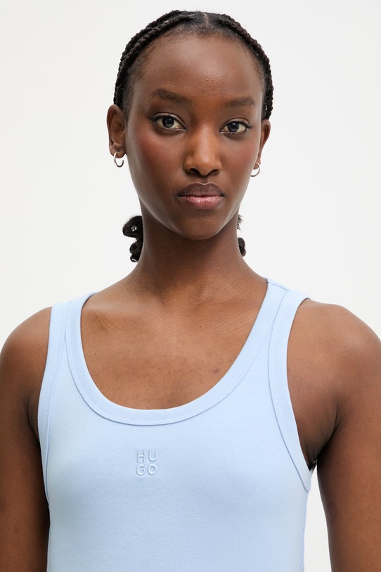 HUGO top da donna Datamia blu 50514489