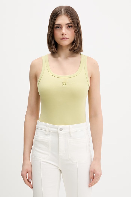 HUGO top zielony 50514489