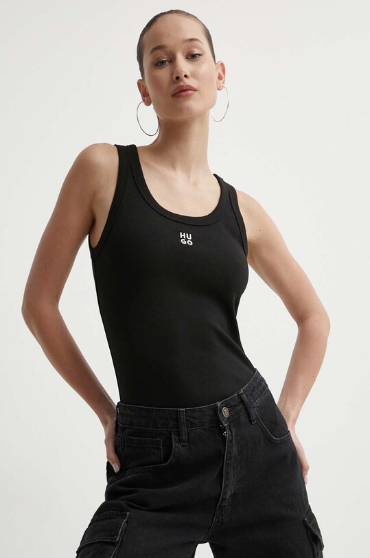 HUGO top imprimeu negru 50514489