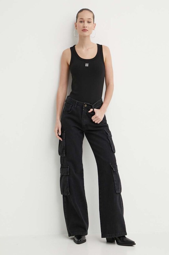 HUGO top 50514489 negru SS25
