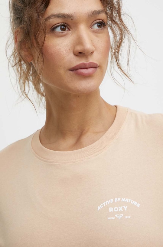 Majica kratkih rukava Roxy Essential Energy bež ERJKT04119