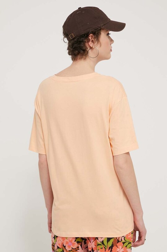 Одяг Бавовняна футболка Roxy Essential Energy ERJKT04130 помаранчевий