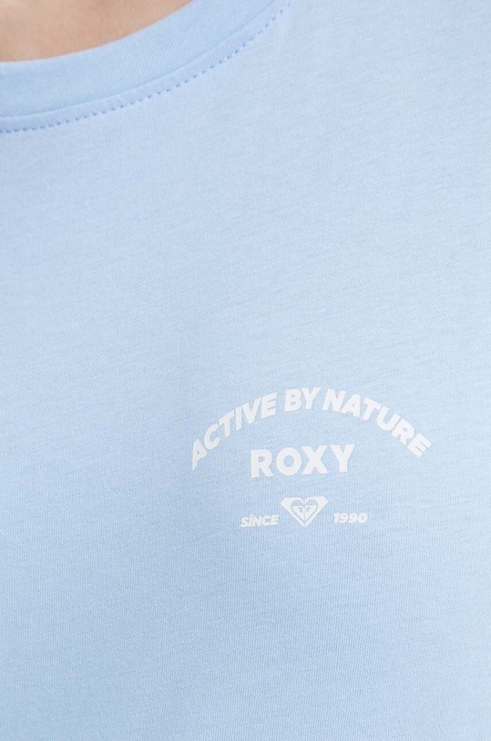 Roxy t-shirt bawełniany Essential Energy ERJKT04130 niebieski