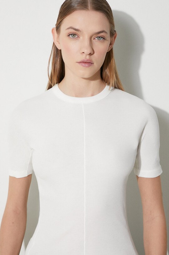 Y-3 cotton t-shirt Fitted SS Tee IV7749 beige