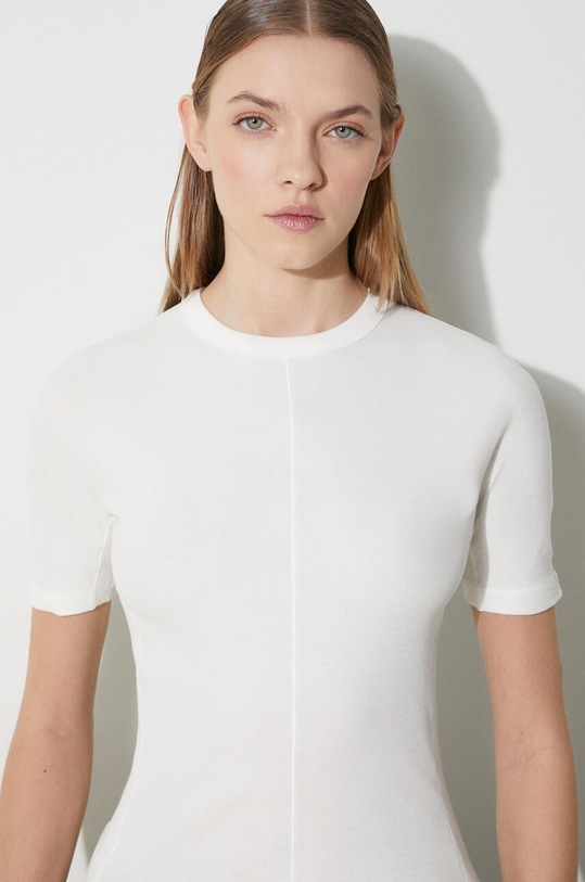 Y-3 t-shirt bawełniany Fitted SS Tee IV7749 beżowy