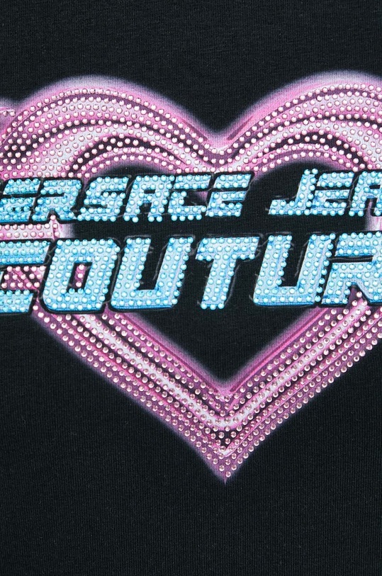 Tričko Versace Jeans Couture 76HAHL09.CJ02L černá