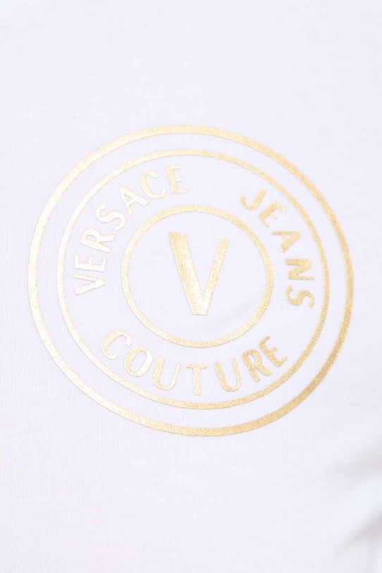 Tričko Versace Jeans Couture 76HAHT02.CJ03T bílá