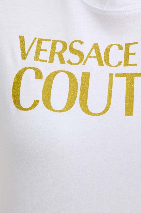 Versace Jeans Couture t-shirt bawełniany 76HAHG03.CJ00G biały