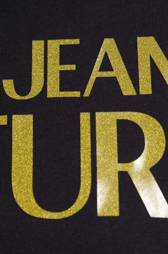Versace Jeans Couture t-shirt bawełniany 76HAHG03.CJ00G czarny