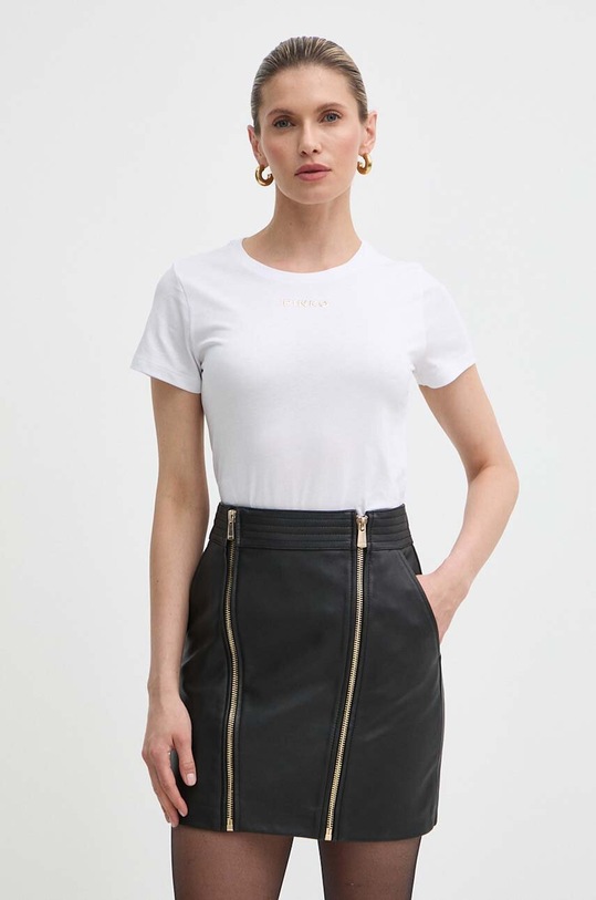 Pinko t-shirt bawełniany Answear Exclusive biały 100355.A22Q