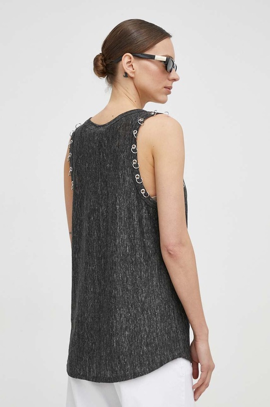 Odzież Pinko top lniany 103475.A1WJ szary