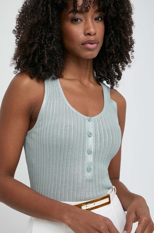 Pinko top slim verde 103555.A1UQ