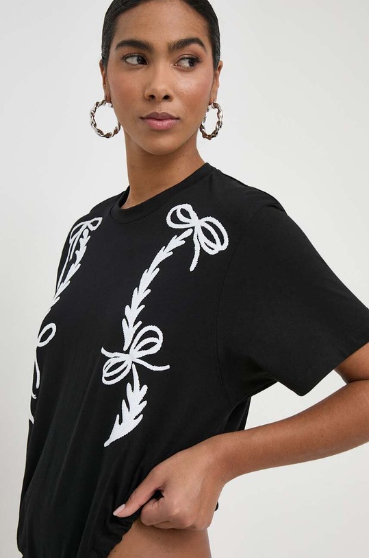 Pinko body bawełniane czarny 103620.A1XD