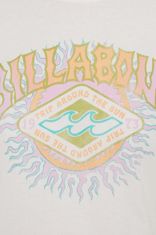 Billabong t-shirt bawełniany EBJZT00248 biały