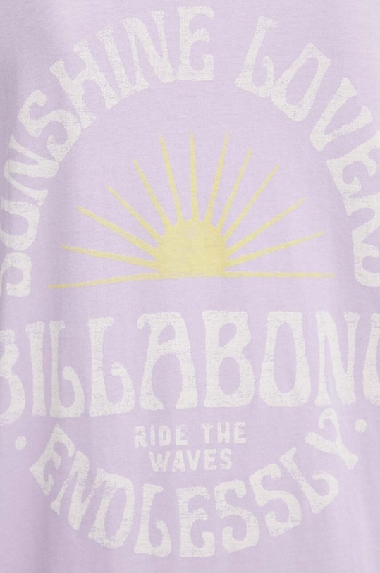 Βαμβακερό μπλουζάκι Billabong Adventure Division EBJZT00261 μωβ