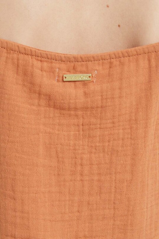Billabong top din bumbac ABJWT00467 portocaliu