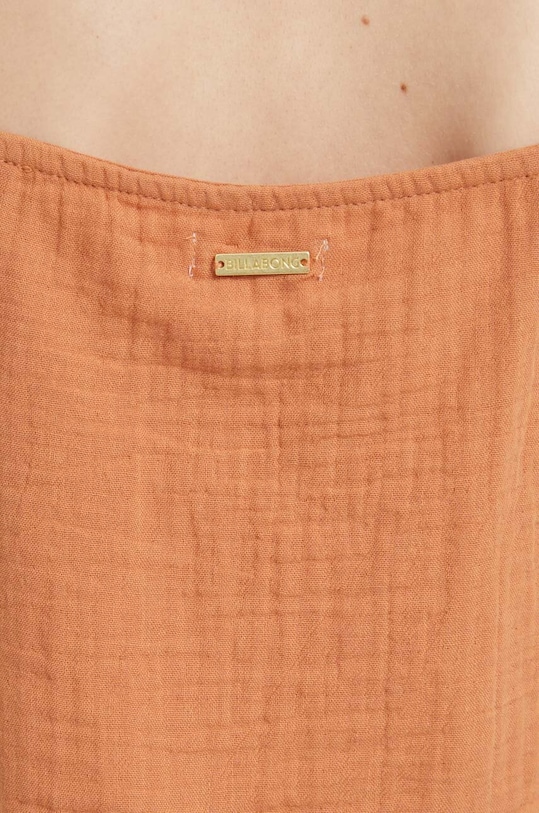 Billabong top bawełniany ABJWT00467 pomarańczowy