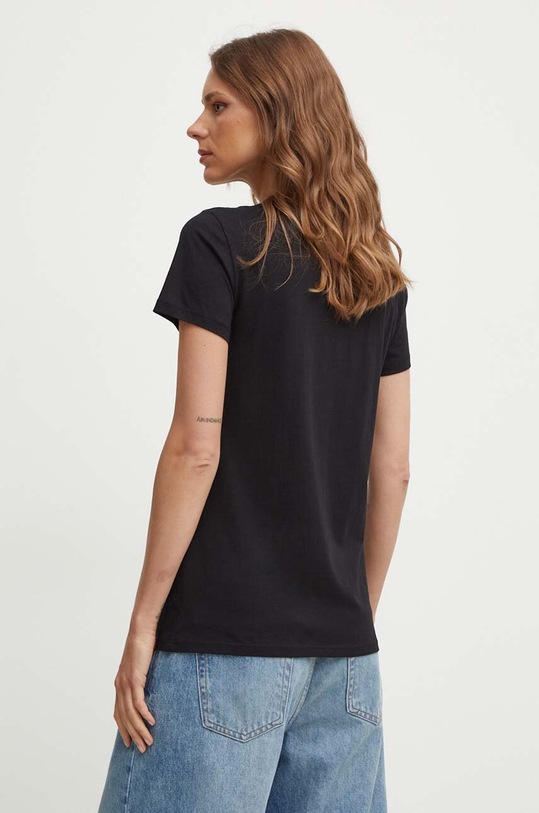 Odzież Armani Exchange t-shirt bawełniany 3DYT02.YJ16Z czarny