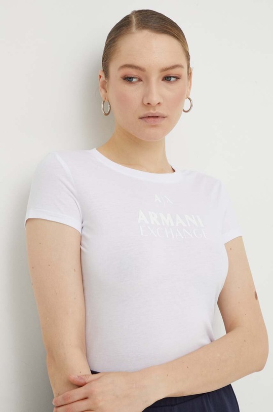 Bavlnené tričko Armani Exchange biela 3DYT11.YJG3Z