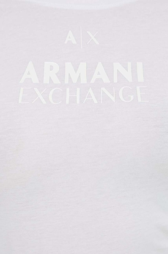 Bavlnené tričko Armani Exchange 3DYT11.YJG3Z biela