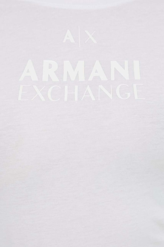 Bavlnené tričko Armani Exchange 3DYT11.YJG3Z biela