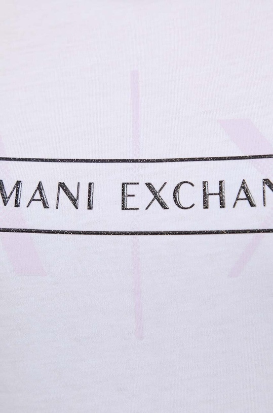 Bavlnené tričko Armani Exchange 3DYT46.YJ3RZ biela