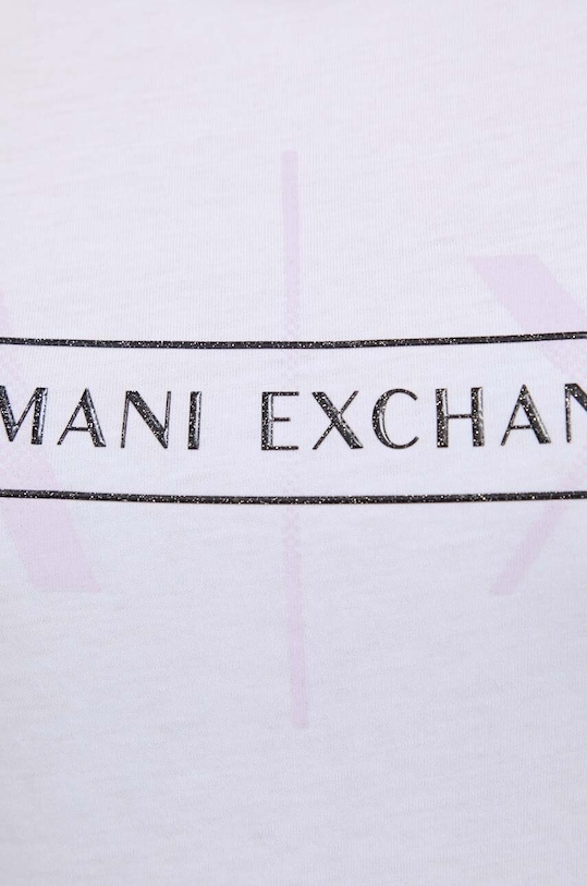 Bavlnené tričko Armani Exchange 3DYT46.YJ3RZ biela