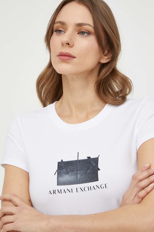 Футболка Armani Exchange белый 3DYT51.YJETZ