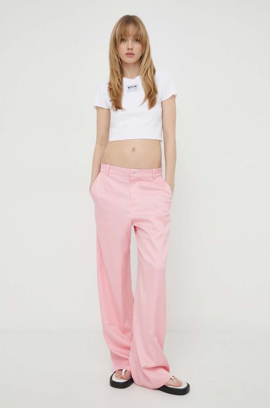 Top Moschino Jeans 1204.3759 bílá SS24