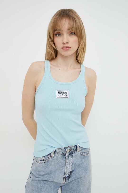 Moschino Jeans top niebieski 0812.3759