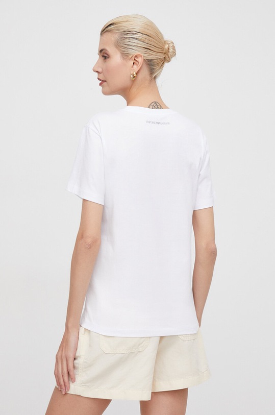 Îmbrăcăminte Emporio Armani tricou din bumbac 3D2T7S.2JIDZ alb