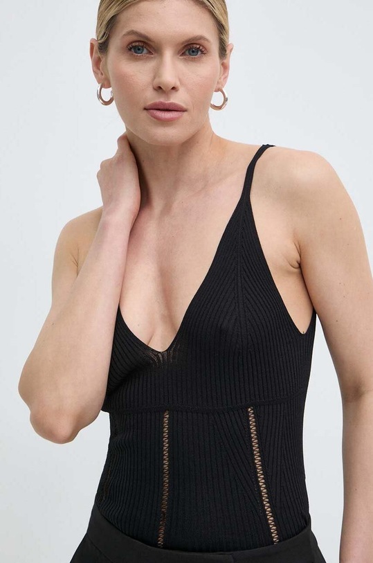 Twinset top uni negru 241TT3153