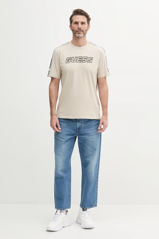 Guess tricou ARLO Z4GI18.J1314 bej SS25