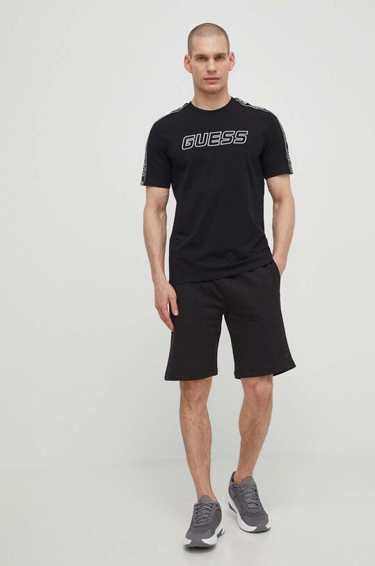 Guess tricou ARLO Z4GI18.J1314 negru SS25